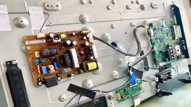 آبخوردگی پنل تلویزیون