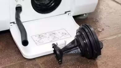 تخلیه آب ماشین لباسشویی