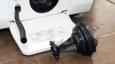 تخلیه آب ماشین لباسشویی