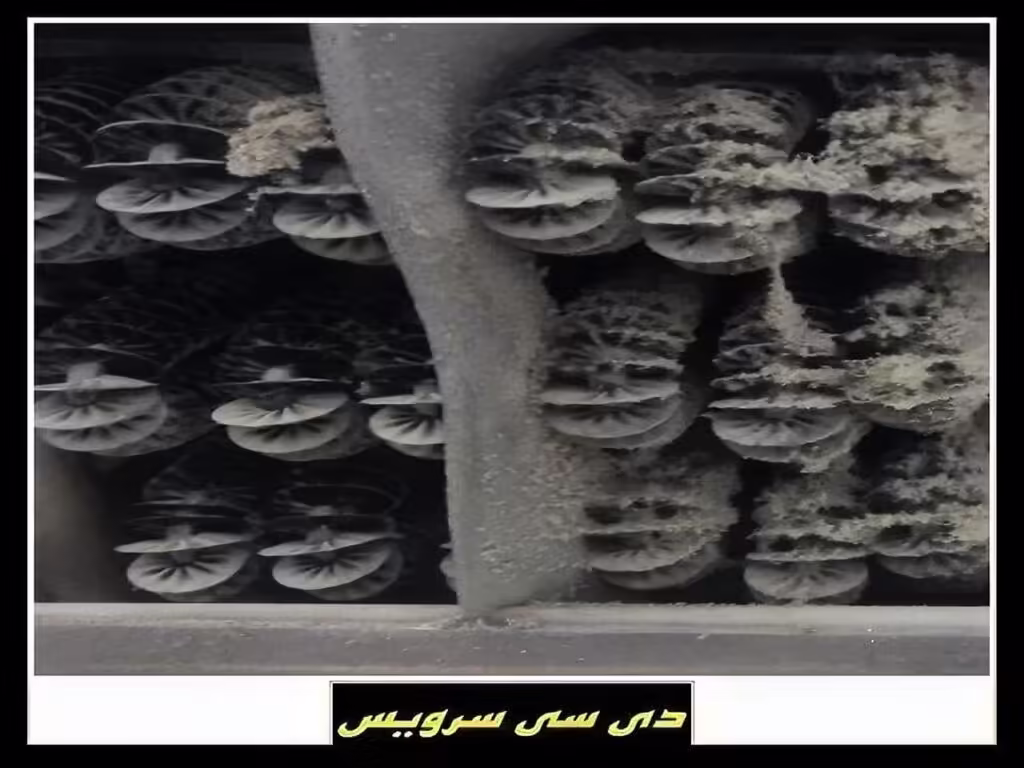 کثیفی و خرابی فن خنک کننده یخچال تی سی ال