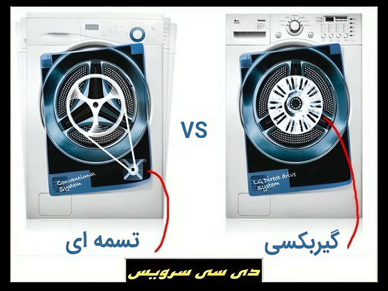 خرابی موتور لباسشویی کنوود