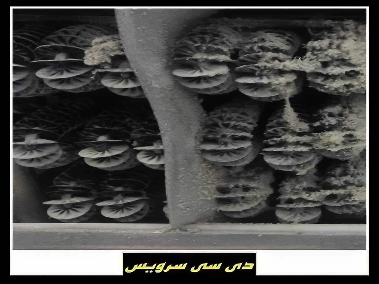 کثیفی و خرابی فن خنک کننده یخچال بوش